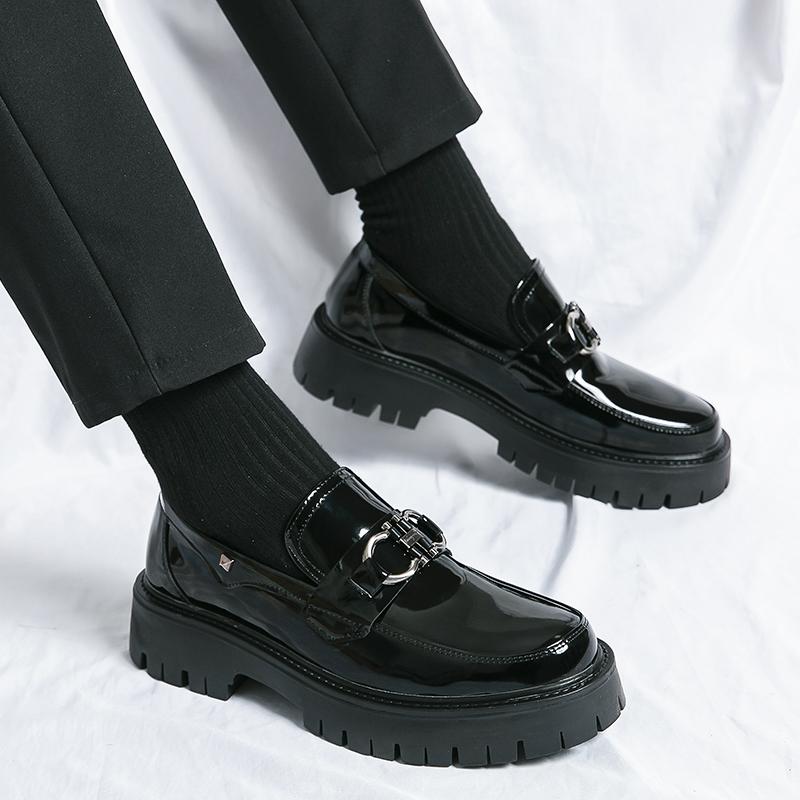 Мужские туфли-оксфорды на шнуровке из кожи, мужские повседневные туфли для улицы, модные официальные туфли для офиса, деловые туфли для мужчин