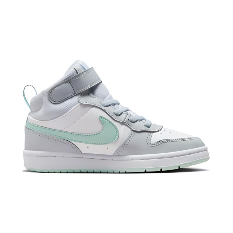 Kids' Sneakers Nike Court Borough Mid 2 PS 'Pure Platinum Mint Foam'