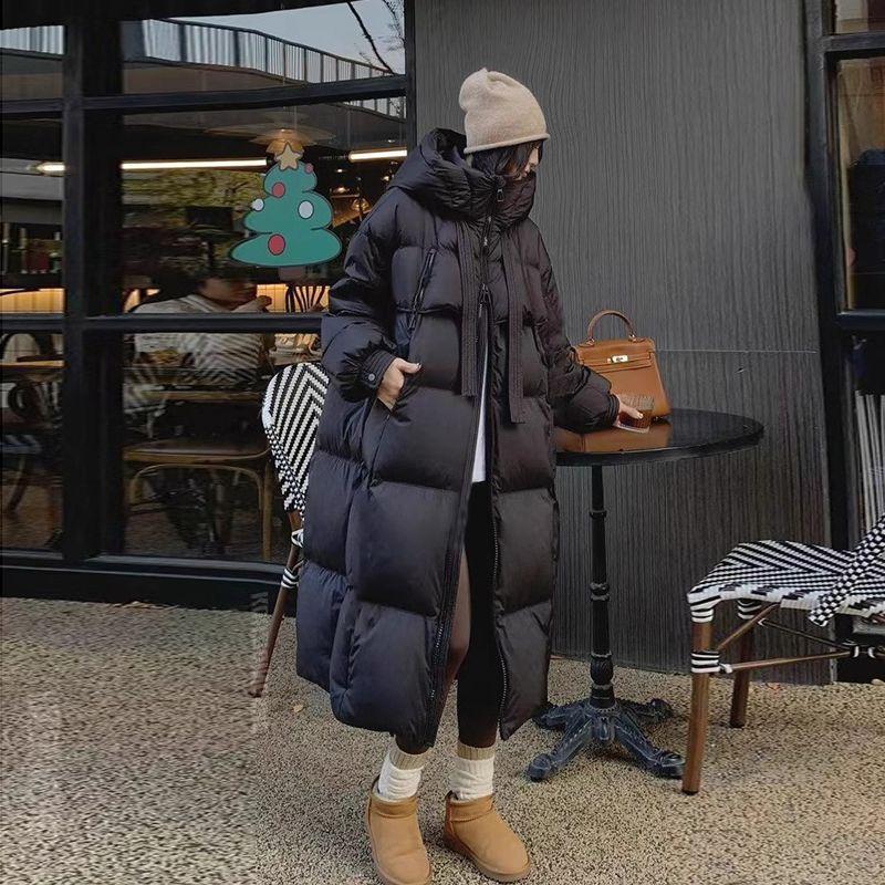 Women Cotton Padded Jacket Korean Lady Fashion Styles Puffer Coat Autumn Winter Female Loose Thicken Warm Long Parkas Clothes
