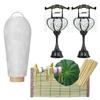 Hasegawa Buddhist Altar Bon Festival Lantern and Bon Festival Accessories Set, Gifu Lantern, First Bon Festival Set, New Bon Festival, Mini Bon