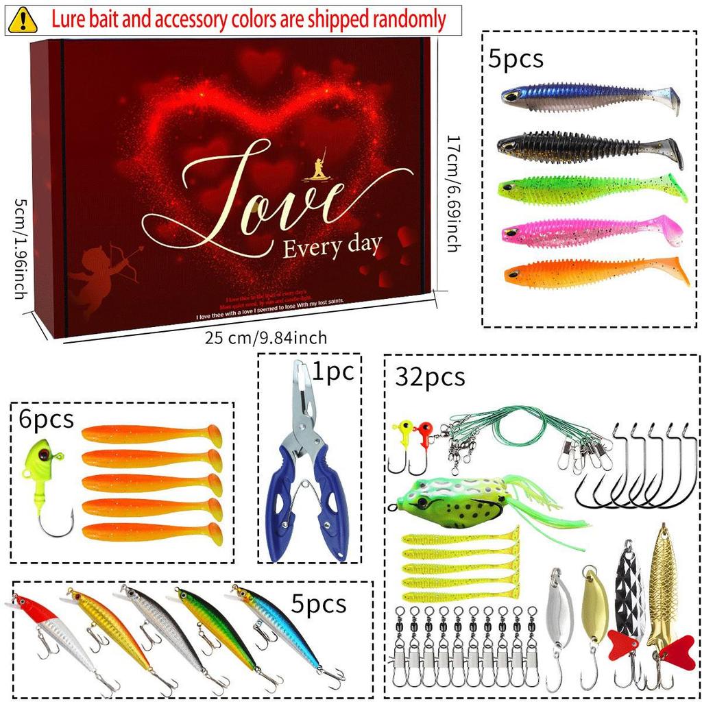 Набор Mystery Рыболовных приманок для окуня и форели - Коллекция Ultimate Bait Box