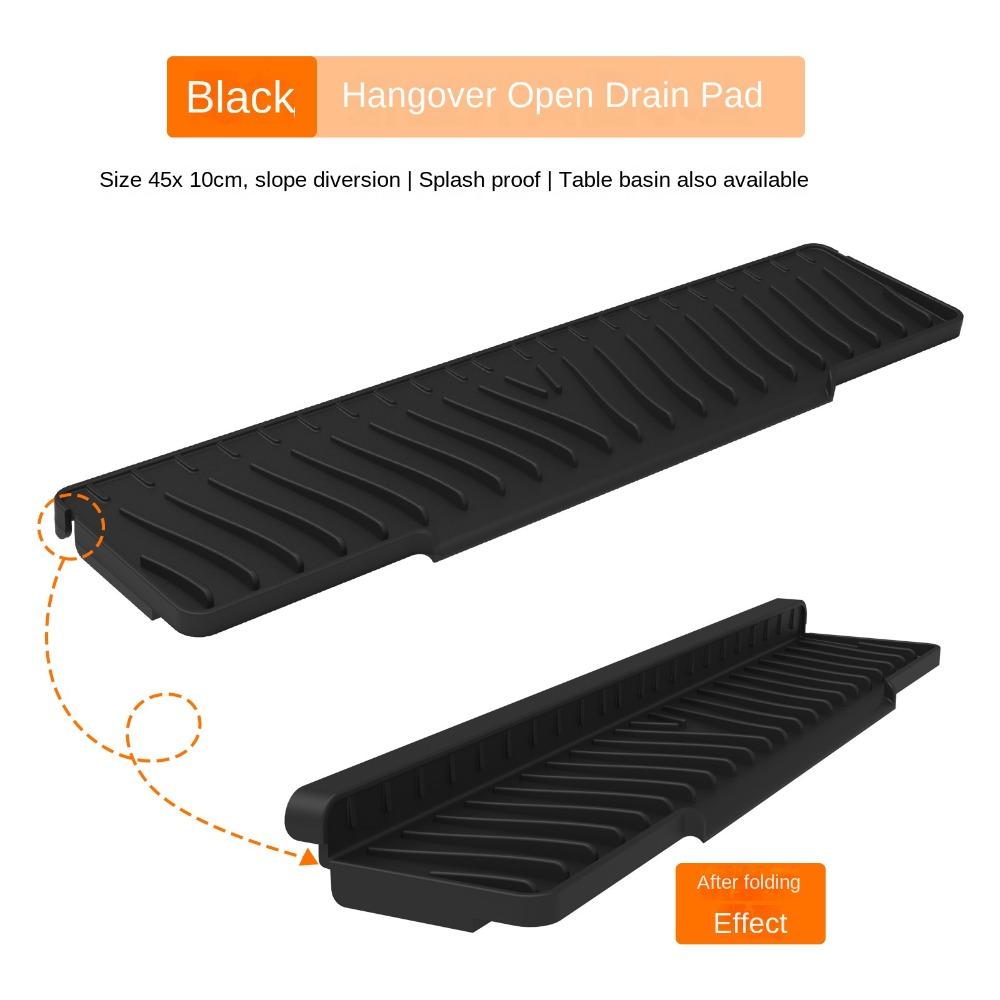 Silicone Sink Splash Guard 45cm Lengthen Soap Rack New Kitchen Sink Holder  for Bathroom