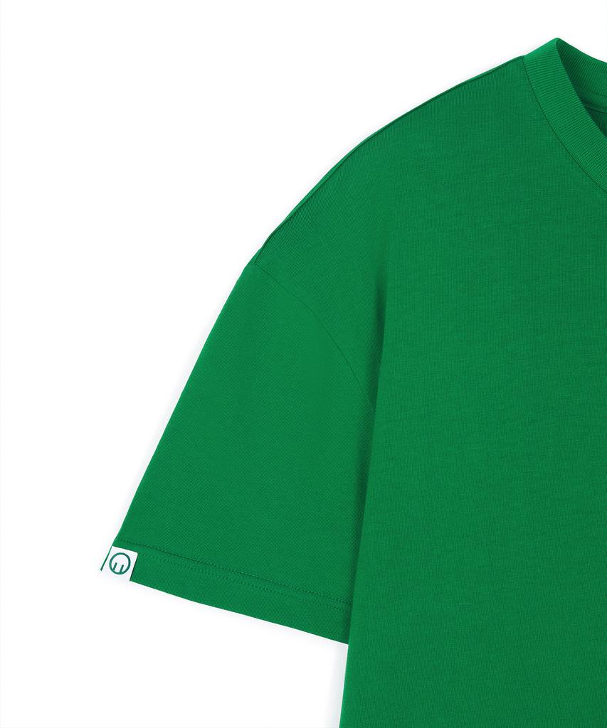 GORAMIS Roe Deer Face Patch Short Sleeve T-Shirt [Green]