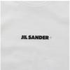 Jill Sander J40gc0118 J20103 102 Logo Print Public Short Sleeve Tee