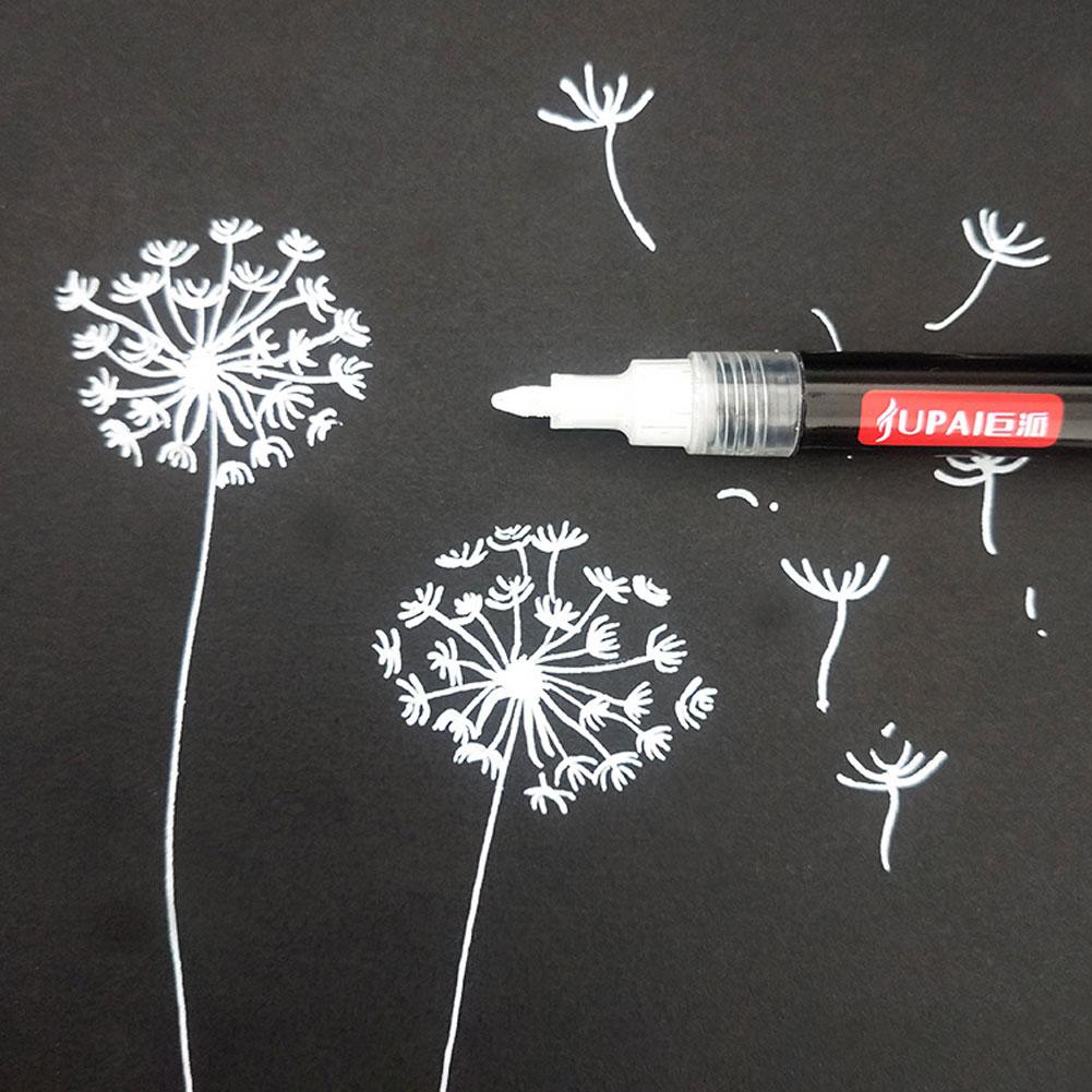 Яркий набор акриловых маркеров с двойным наконечником и двойными кистями для искусства и DIY-проектов