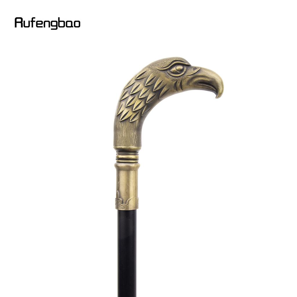 Coppery Long Head Eagle Luxury Walking Stick Party Fashion Elegant Walking Stick Decorative Cospaly Cane Knob Crosier 90cm