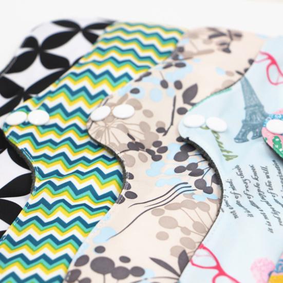 Менструальные прокладки из бамбукового хлопка, многоразовые, моющиеся, гигиенические прокладки большого размера