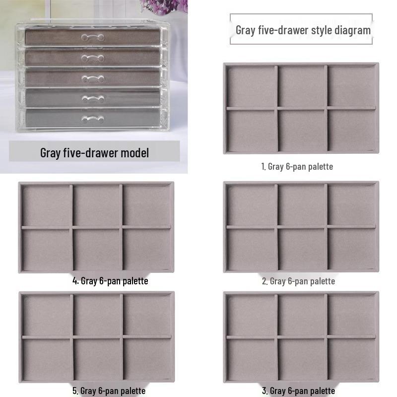 Многоярусная шкатулка для украшений для серег и мелких предметов - Домашнее хранение и организация