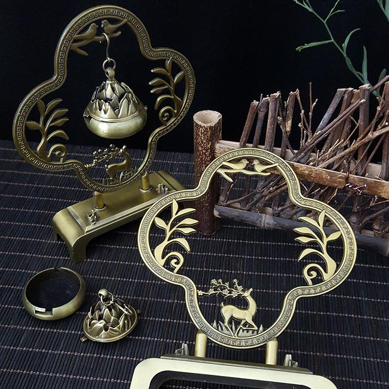 Креативная подвесная курильница из сплава для домашней ароматерапии - стиль печи Boshan