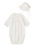 Think Bee 51436161 Baby Made In Sailor Ceremony Discharge Open Shrine Baby Long Clothes, Newborns, Japan, Dress, Hat, 2-Piece Set, Formal, Romper,