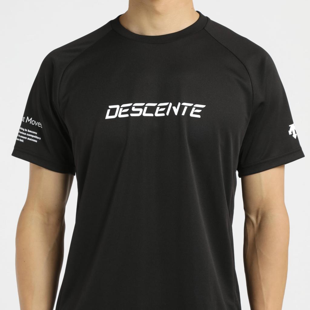 DESCENTE Волейбольная футболка с коротким рукавом Easy to Move для мужчин и клубов BK00, в, Женщины, Мероприятия, (DV5SHT05U)