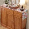 Nepnuser Linen Happy Easter Table Runner Spring Easter Egg Decoration Farmhouse Home Restaurant Kitchen Table Decoration(33.02 cm x 182.88 cm)
