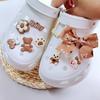 Shrimp Skin Hole Shoes Accessories DIY Shoe Buckle Brown Bear White Rabbit Cherry Bow Accessories Removable