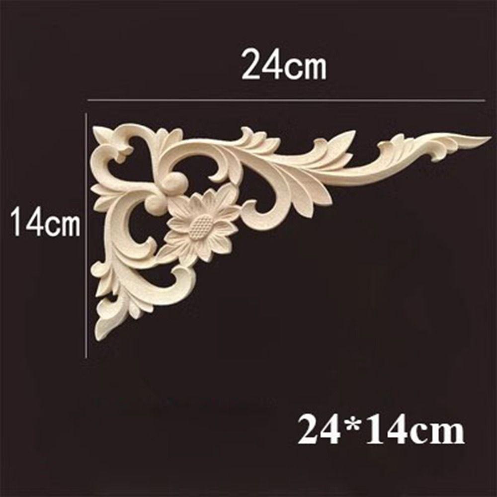 Натуральные цветочные деревянные фигурки, ремесла, резьба по дереву в разных стилях, декоративное украшение на стену, дверь