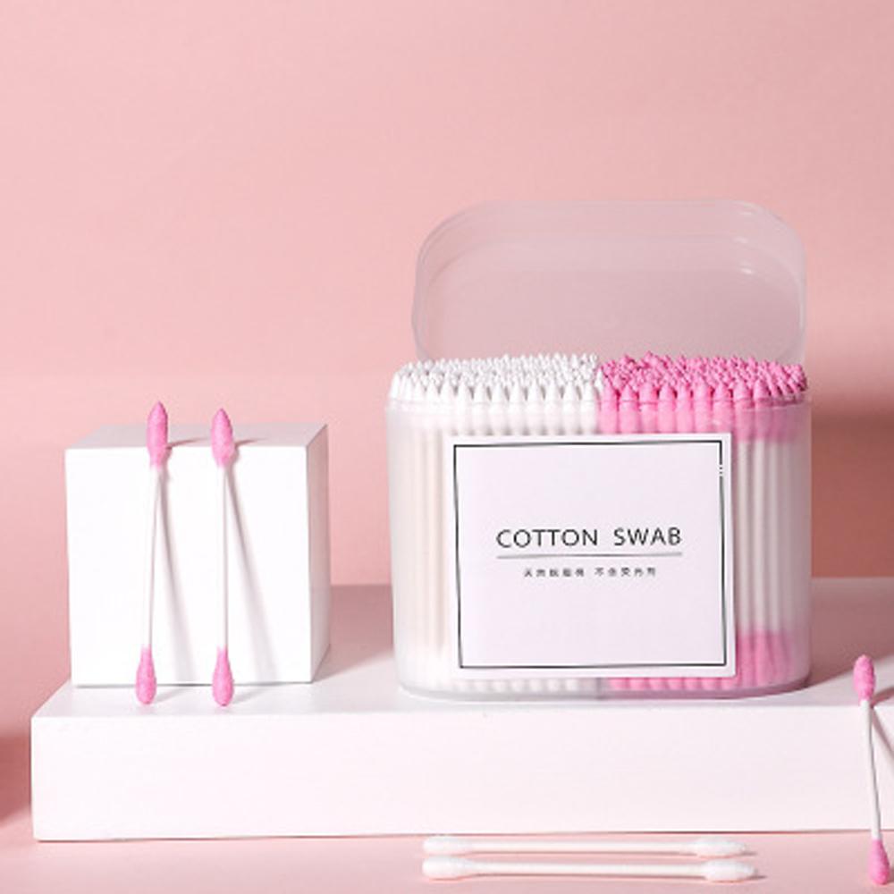 Men Women Paper stick Cotton Home Cotton Swabs Dual Heads Makeup Cotton stick Ear Cleaning Tools
