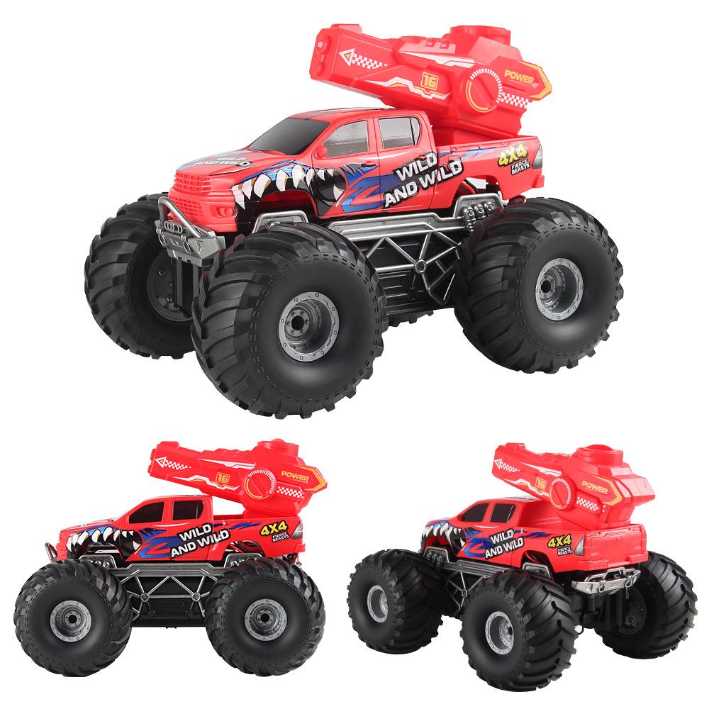 Children'S 2.4G Remote Control Amphibious Free Rotation Self-Priming Water Pickup Remote Control Car Boy Toy