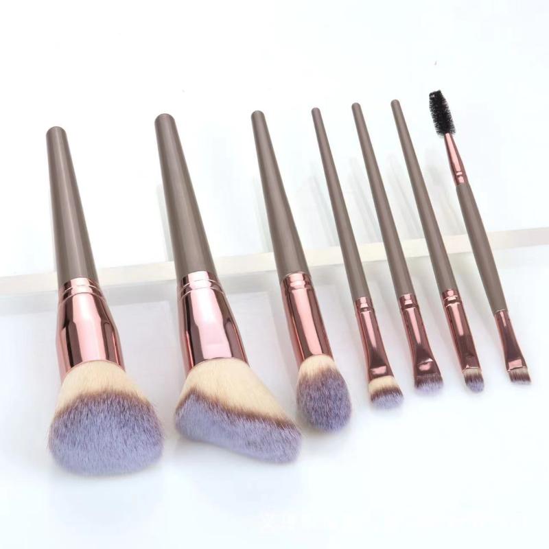 7/15Pcs Makeup Brushes Face Eyes Make Up Brush Eyelash Eyeshadow Eyebrow Eyeliner Foundation Powder Blush Highlight Lips Brush