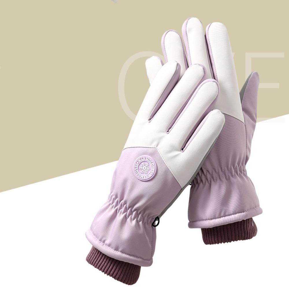 Winter Warm Outdoor Sports Mittens Windproof Cycling Gloves Portable Touchscreen Ski Gloves