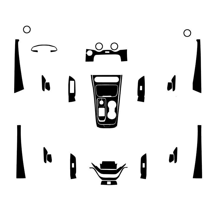 21 Наклейки на панель переключения передач салона Dongfeng Fengxing T5EVO