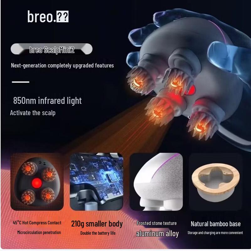 Breo Scalp Mini 2 Head & Scalp Massager CN plug (adapter included)