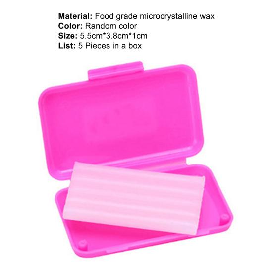 Yousheng 1 Коробка Воск для брекетов Фруктовый аромат Достаточно липкий Уход за полостью рта Использование брекетов Элайнеры Стоматологический воск для дома