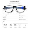 Unisex Smart Photochromic Myopia Glasses  Frame Color Changing Sports Eyeglasses Men Women Anti-Blue Short-Sighted Eyewear