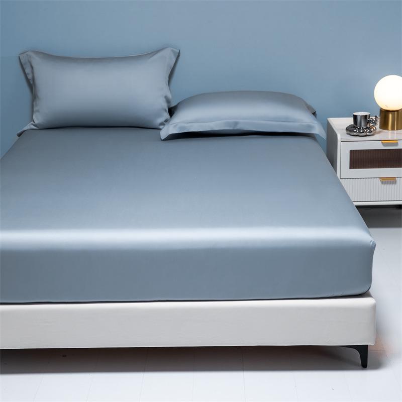 Простыня на резинке Tencel Four Seasons: Дышащий, Охлаждающий Наматрасник Телесного Цвета для Односпальных/Двуспальных Кроватей.