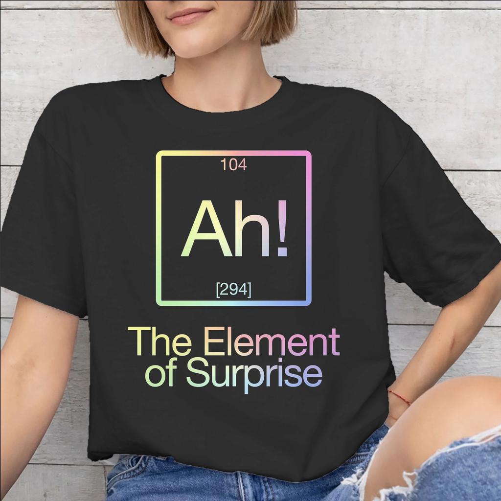 Ah The EleUnisext Of Surprise Tee Shirt for Unisex Unisex Printed T Shirts 100 Cotton Clothing