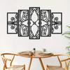 5pc/Set Laser Cutting Metal Wall Art - Mandala Wall Decor Signs and Hangings