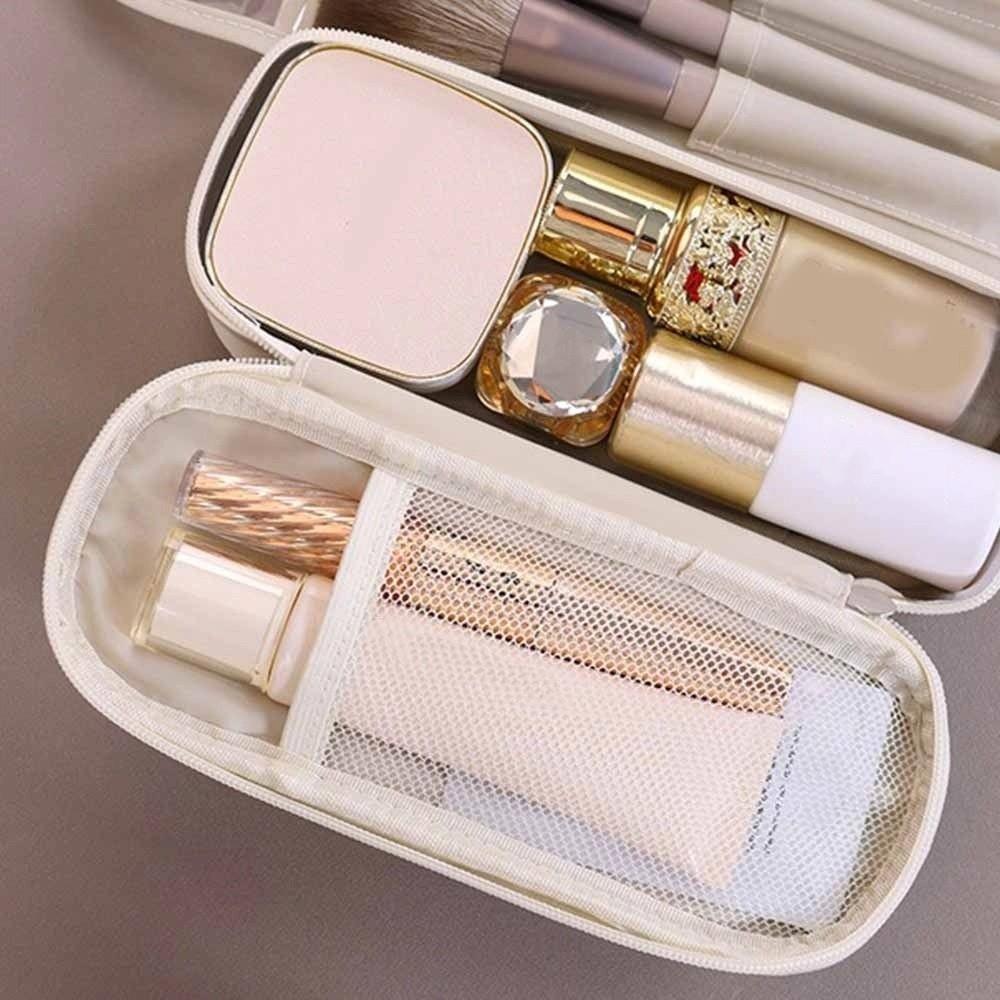 Dust-proof Makeup Brush Bag Large Capacity Roll Cosmetic Bag Cosmetic Storage Bag  Holiday Gift