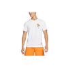 Nike Sportswear Sole Logo Letter Print Crew Neck Short Sleeve T-Shirt Men T-Shirts White DQ1030-100