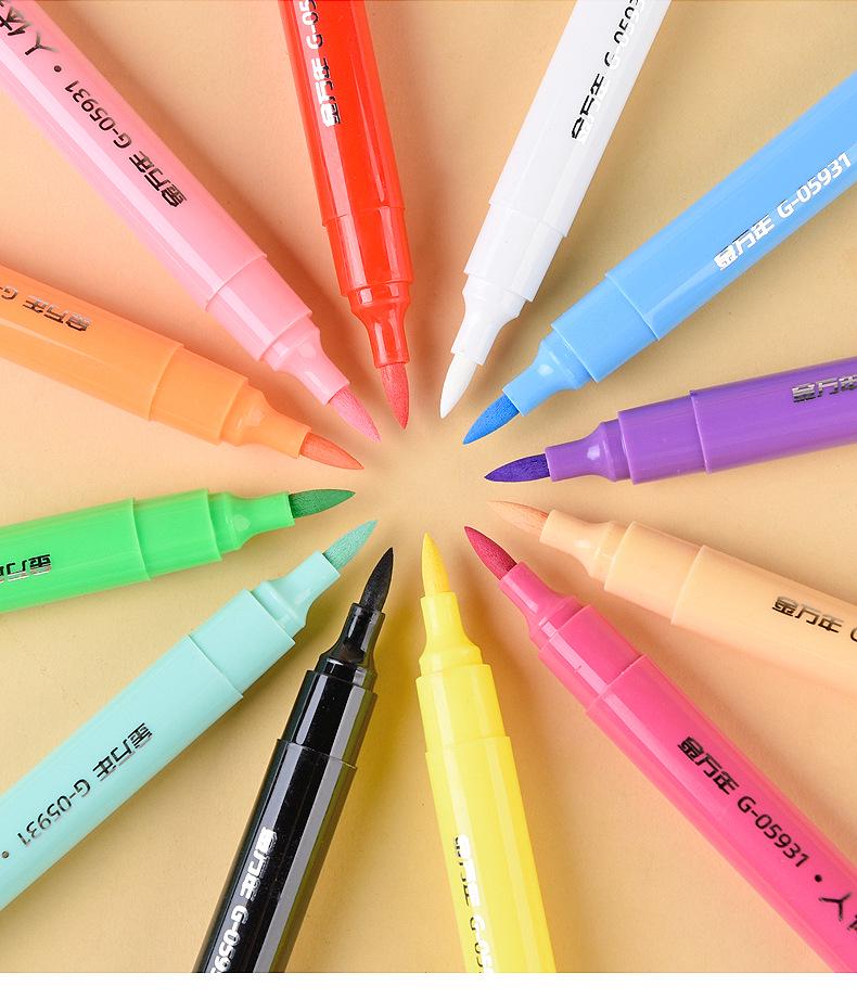 Смываемый набор из 12 цветных карандашей для боди-арта для Хэллоуина, концертов и раскрашивания лица