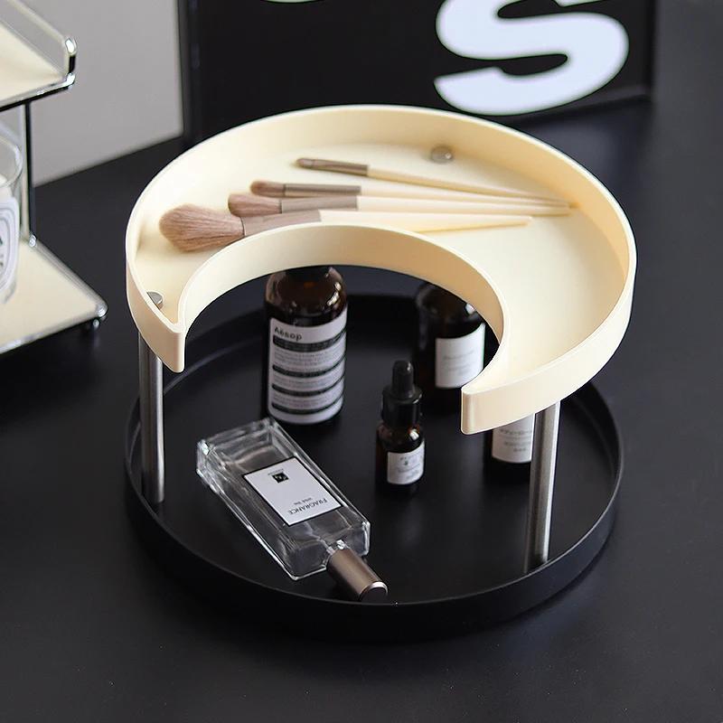 Главная Nordic Storage Rack Настольный поднос в форме луны Туалетный столик в стиле Instagram Ящик для хранения ювелирных изделий и всякой всячины