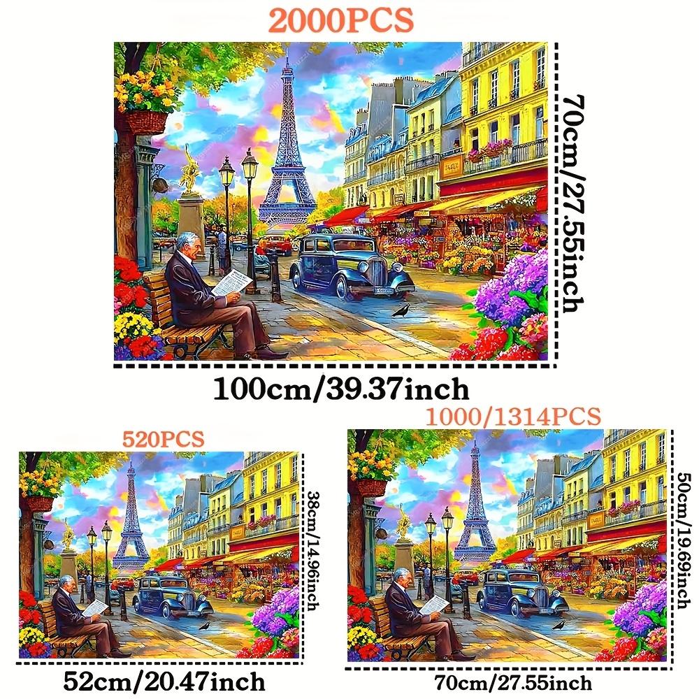 2000/1314/1000/520 шт. Пазлы - Семейное развлечение, Головоломка для взрослых, Портативный кубоид, Арт-декор DIY, Высококачественная бумага, Декор для стен
