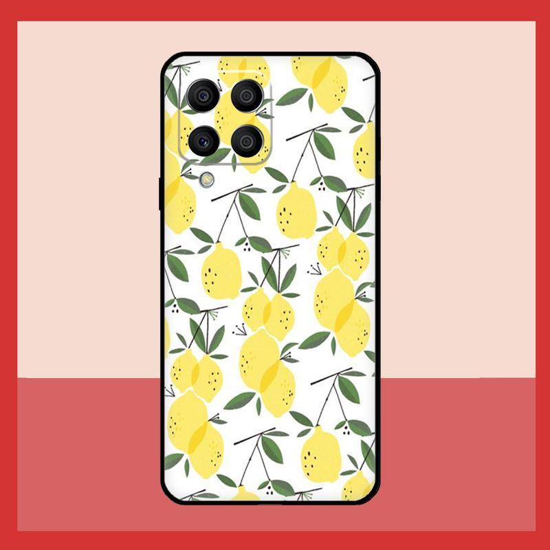 Fruit Lemon Case For Samsung Galaxy M11 M31 M14 M34 M54 M12 M32 M52 M15 M13 M06 M16 M36 M56 M53 M35 M55
