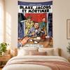Blake and Mortimer Tapestry highquality for decorating living room bedroom dorm walls ideal as bedroom wallart orholiday gift