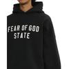Fear of God Базовое Худи с Логотипом и Буквами Модное Универсальное Мужское Черное ESSSW256210MP