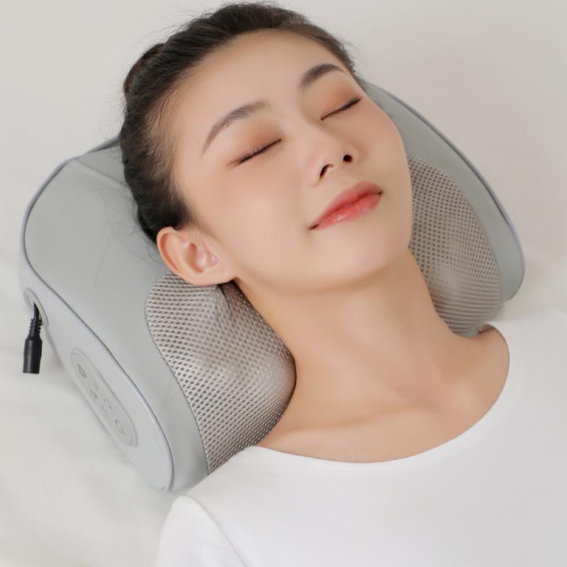 Подушка-массажер для всего тела с подогревом для шеи, позвоночника, поясницы и спины