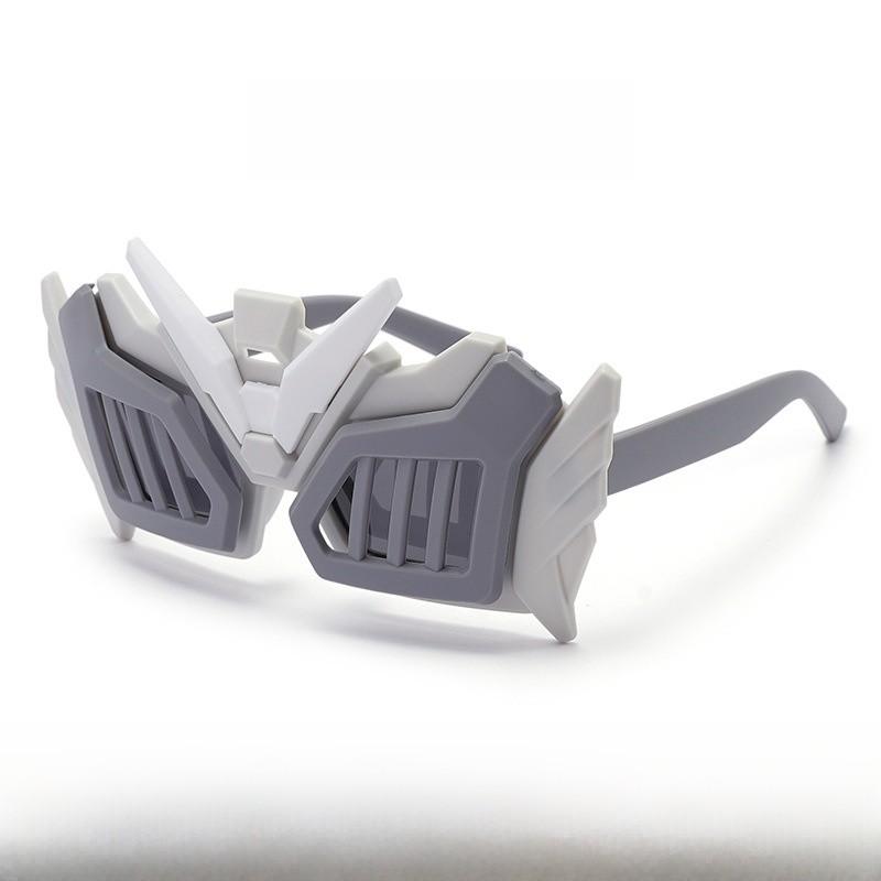 Kids Cartoon Mecha Warrior Sunglasses With Uv400 Protection And Fullframe Design For Travel And Events