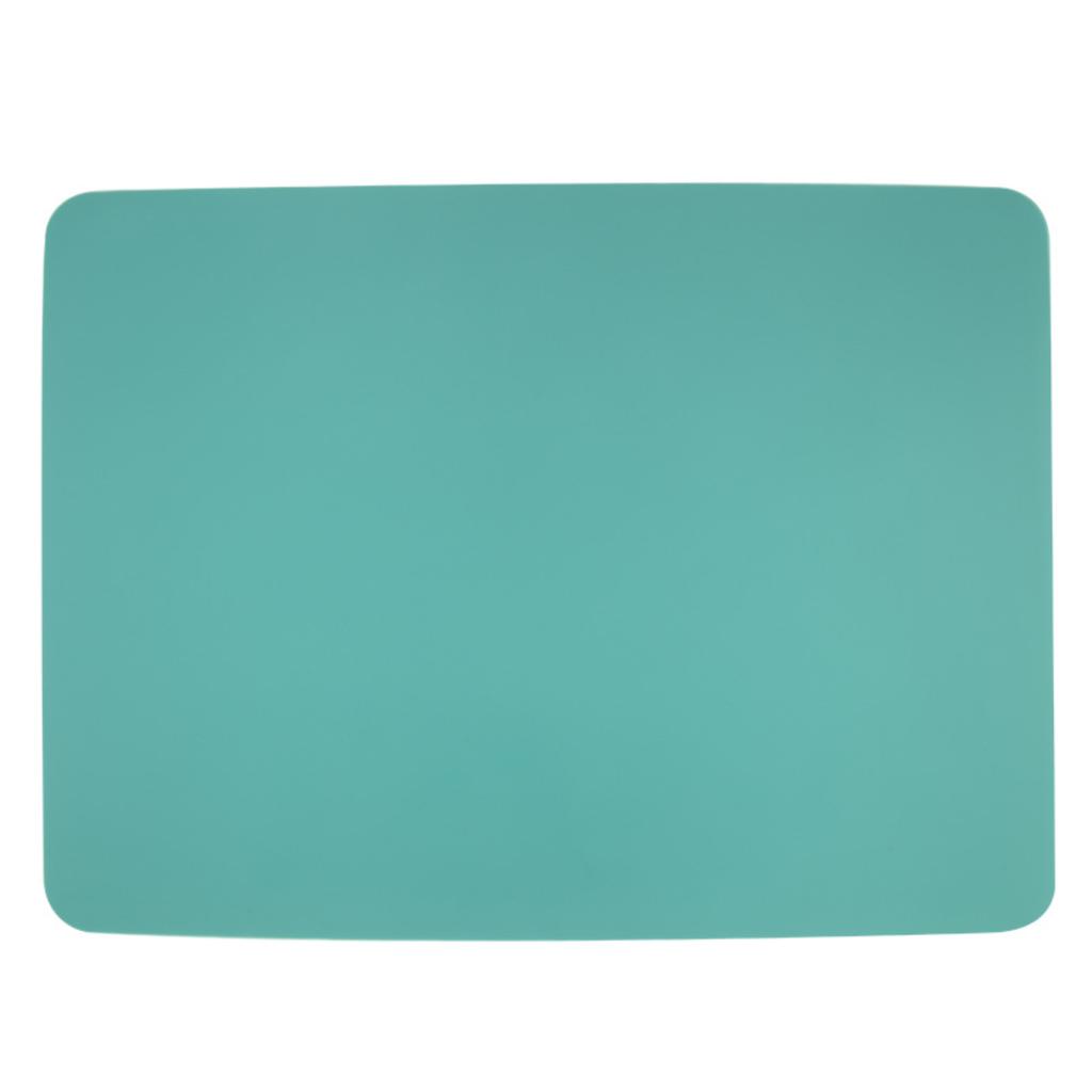 Heat - resistant silicone table mat in gray for Western restaurant