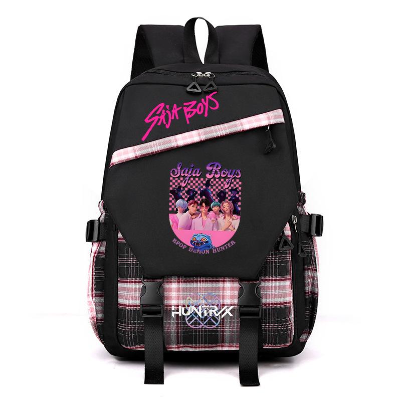 K-Pop Anime Cartoon Printed Student Campus Backpack High Value Lightweight Casual Backpack