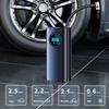 Car Tyre Inflator Rechargeable Quick Inflating Small Air Pump LCD Display with Digital Pressure Gauge for Motorbike Auto Bicycle