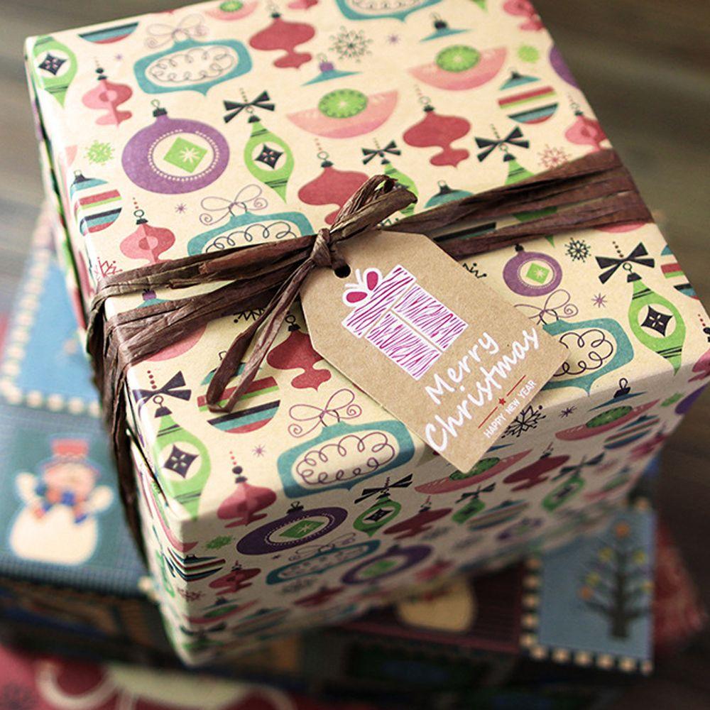 Supplies Santa Claus Xmas Decoration Gift Wrapping Christmas Labels Hang Tags Christmas Tag