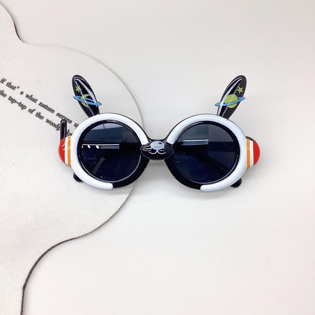 Детские солнцезащитные очки, очень милые, милые, детские солнцезащитные очки с кроликом, солнцезащитный крем с защитой от ультрафиолета для детей в виде кролика