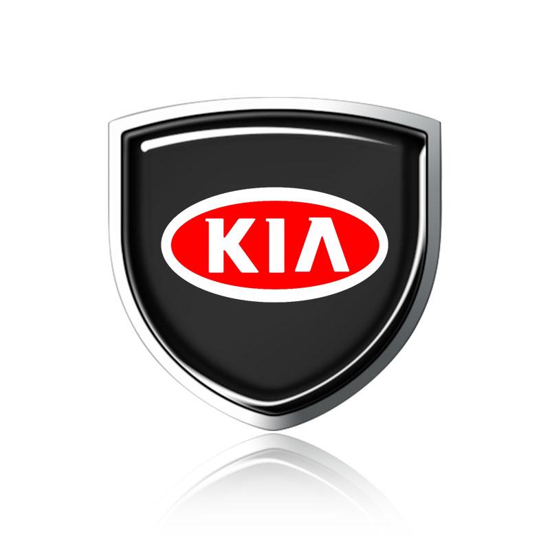 1 шт. Металлическая эмблема-щиток на дверь автомобиля, значок на кузов автомобиля, 3D-наклейка для KIA Sportage Ceed Rio 3 4 k2 k3 k4 k5 k6 K7 K8 Picanto Sorento Optima