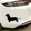 Cute Dachshund Dog Body Window Car-Styling Vehicle Sticker Decals Decoration