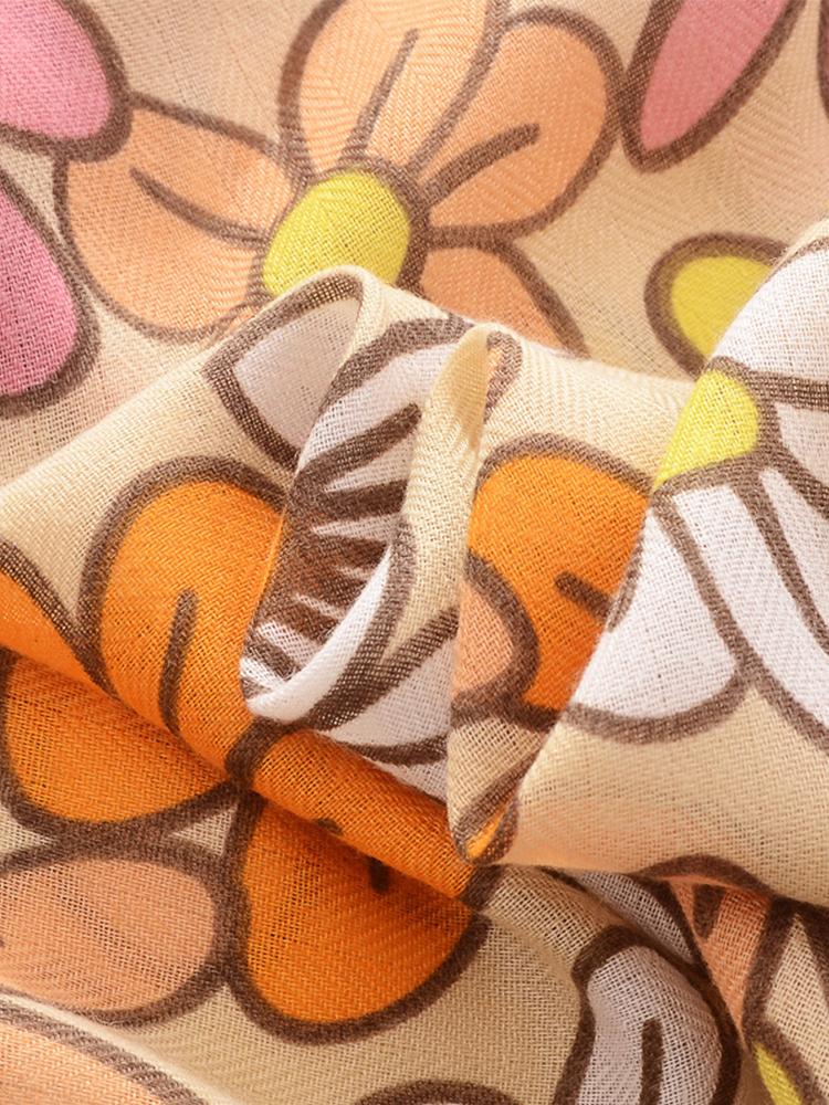 Элегантный женский сладкий цветочный принт с кисточками пляжный шелковый шарф-шаль Femme Mujer Парео Шарф-бафф Бандана Летний