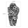 Tribal Lion Long-lasting Tattoo Sleeve Black Tattoo Sticker Temporary Tattoos Fake Tattoo Stickers