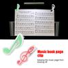 Защитные медиаторы для пальцев гитары и зажим для страницы нотной книги с коробкой