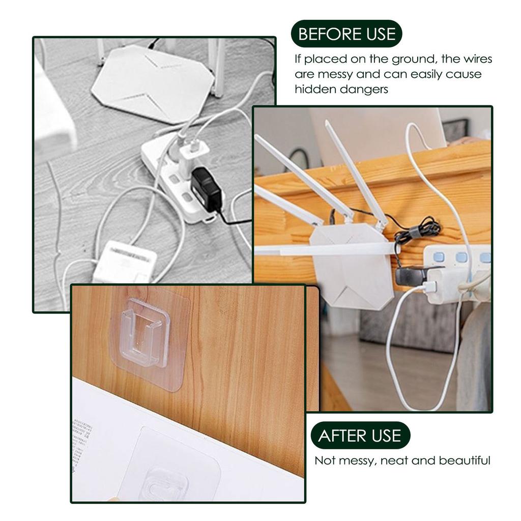18 пар двусторонних клейких настенных крючков, не требующих сверления, самоклеящиеся крючки для подвешивания и организации розеток, рамок для фотографий